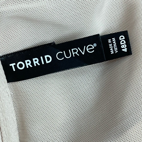 Torrid curve 360 back smoothing push up tshirt bra nude size 48DD - Picture 4 of 6